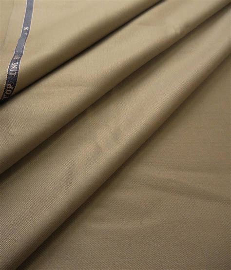 Plain Khaki Fabric For Garment Rs 142 Meter Khaki - Khaki