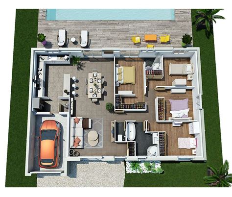 Plan 3d De Maison   Plan 3d Pour Concevoir La Rénovation Du0027une Maison - Plan 3d De Maison
