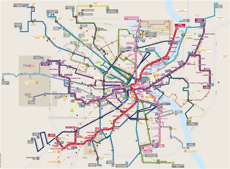 Plan Bordeaux Tram