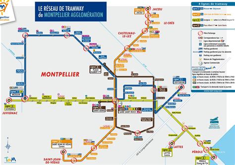 Plan Des Trams Montpellier