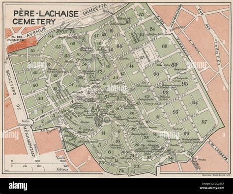 Plan Père Lachaise