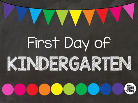 Plan Your First Day Of Kindergarten With Less 1st Day Of Kindergarten - 1st Day Of Kindergarten