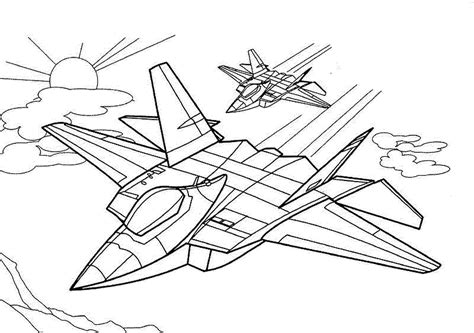 Planes And Aircraft Coloring Pages Planes And Jets Jet Plane Coloring Page - Jet Plane Coloring Page