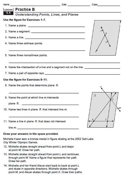 Planes Geometry Worksheet Teaching Resources Teachers Pay Teachers Plane Geometry Worksheet - Plane Geometry Worksheet