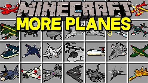 PLANES IN MINECRAFT  Planes Mod 1 12 2 Minecraft Mod  YouTube