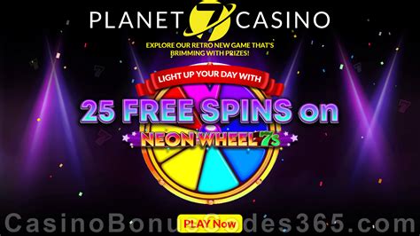 planet 7 casino 25 free spins wajy