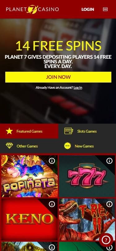 planet 7 casino mobile