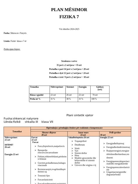 Plani Mesimor 7 Pegi Pdf Jiusf Avlib