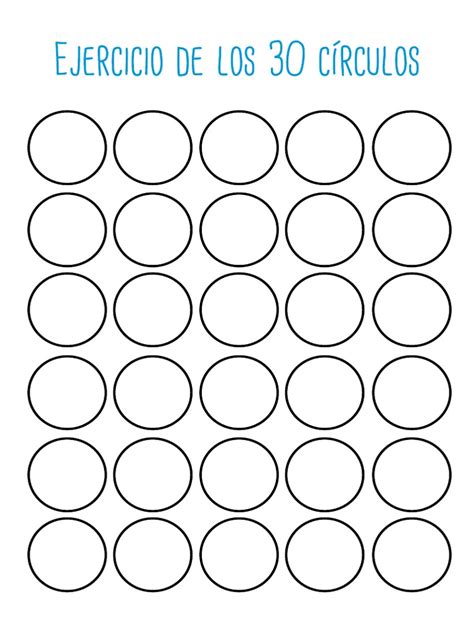 Planillas De Circulos