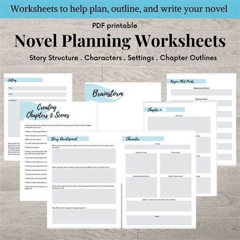 Planner Susan Baganz Character Planner Writing - Character Planner Writing