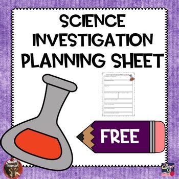 Planning A Scientific Investigation Teaching Resources Planning An Investigation Worksheet - Planning An Investigation Worksheet