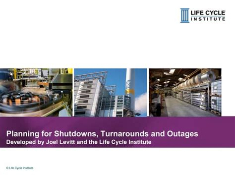 Planning Guide Successful Shutdowns Turnarounds And Outages
