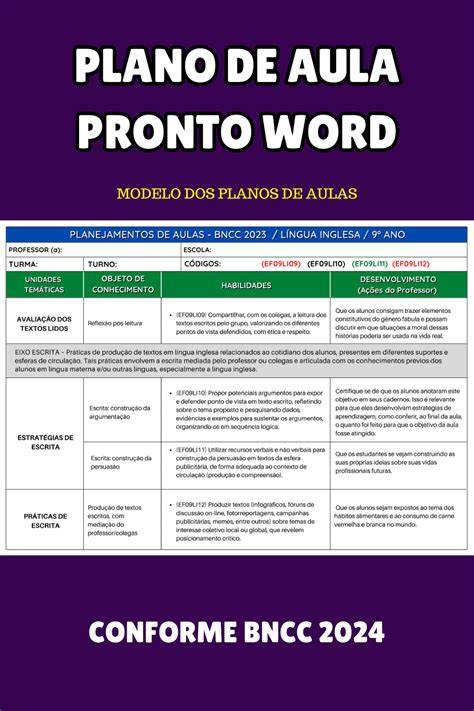 Plano De Aula Pronto