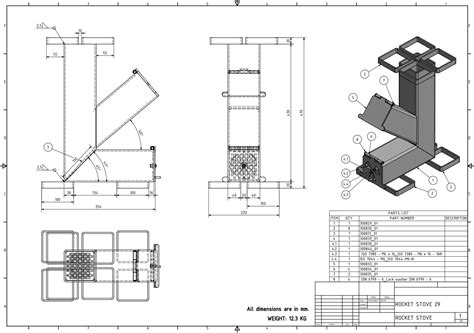 Plans Rocket Stove