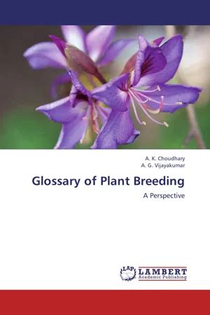 plant breeding glossary pdf