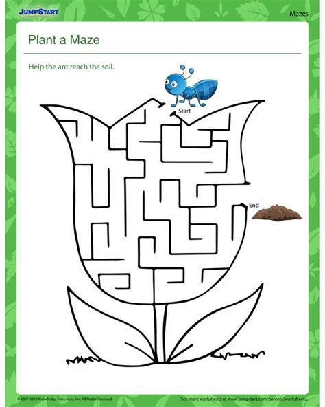 Plant Maze Science Activity For Kids Days With Plant Maze Science Experiment - Plant Maze Science Experiment