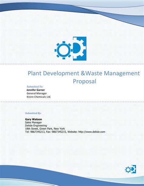 Download Plant Development Waste Management Proposal 