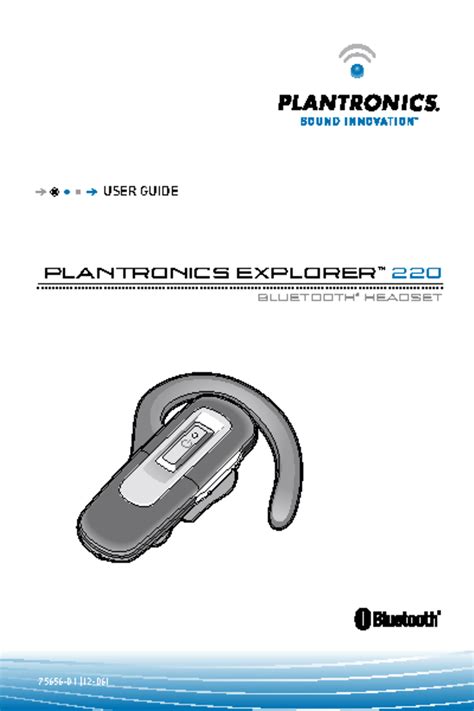 Download Plantronics 220 User Guide 