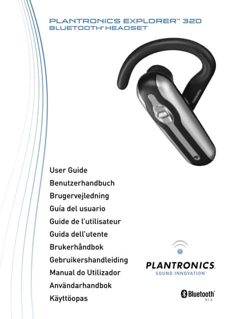 Read Online Plantronics 320 User Guide 