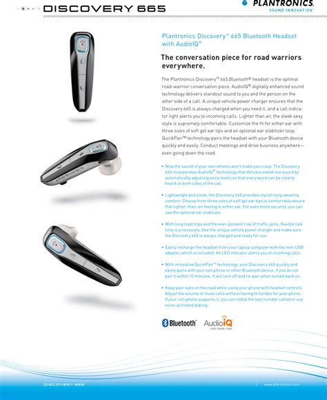 Full Download Plantronics 665 User Guide 