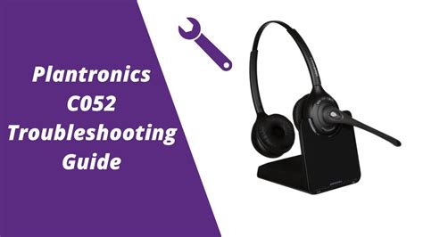 Full Download Plantronics C052 User Guide 