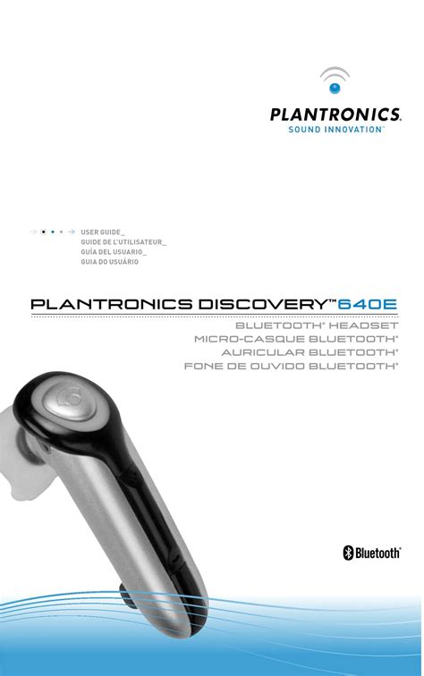 Read Plantronics Discovery 640E User Guide 