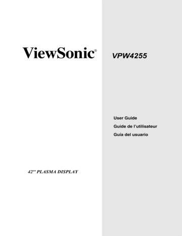 Read Plasma Display User Guide 