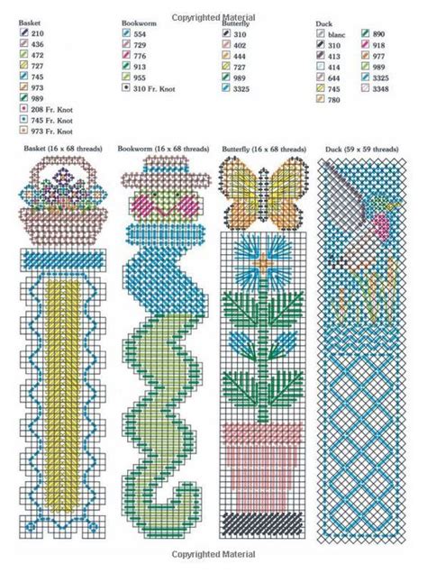 plastic canvas bookmark patterns free Buscar con Google Plastic