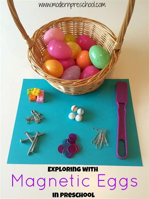 Plastic Egg Magnetic Science In Preschool Science Egg - Science Egg