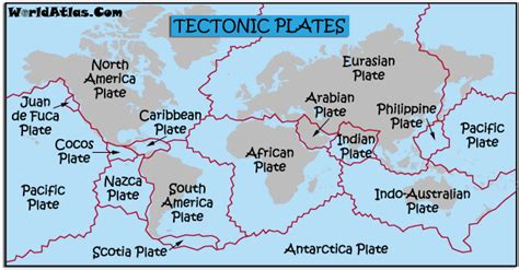 Plate Margins Map