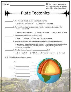 Plate Tectonics Test Multiple Choice Answers Mcmamaore