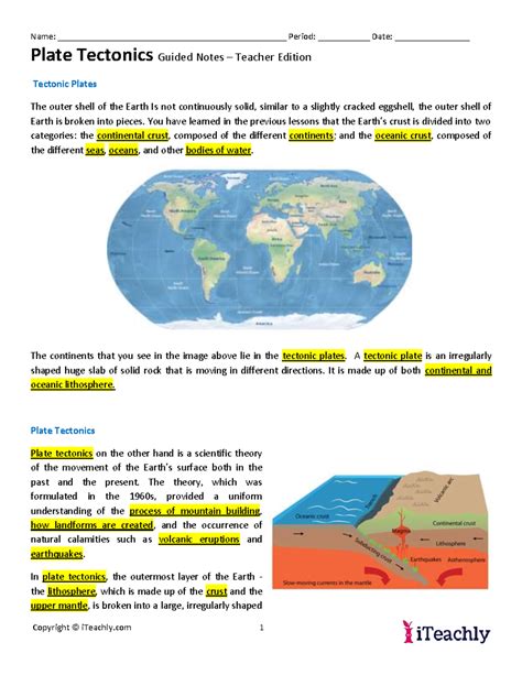 Full Download Plate Tectonics Guided Reading And Study Answer Key 