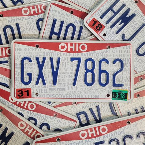 plates in ohio