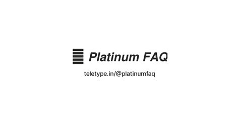 platin faq