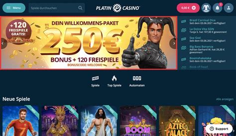 platincasino bonus bestandskunden fqii switzerland