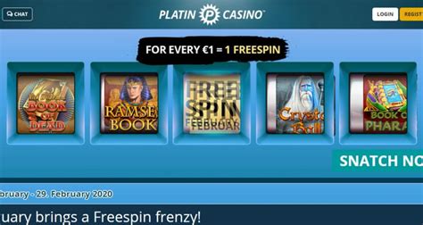 platincasino freespins omql france