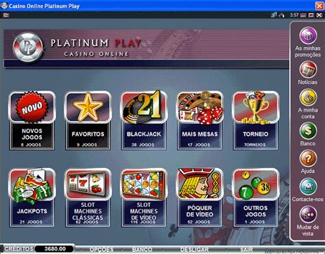 platinum play casino desktop site