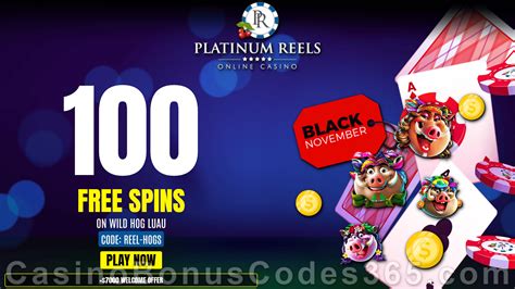 platinum reels casino 100 free spins fopw