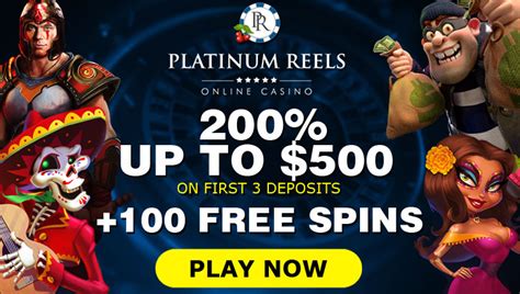 platinum reels casino 100 free spins zamk france