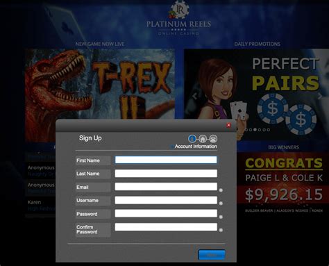 platinum reels no deposit bonus 2019 uumm belgium