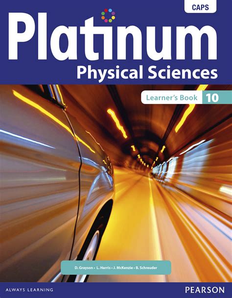 Read Online Platinum Physical Science Grade 10 Teacher Guide 