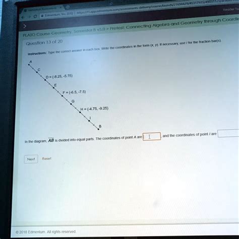 Plato Geometry B Pretest Unit 3 Answers