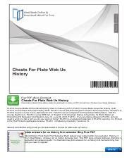 plato web history answers