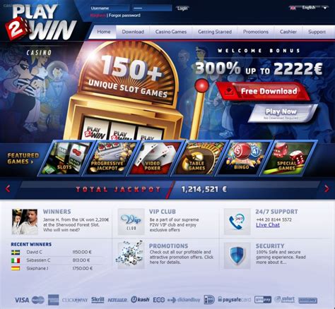 play 2 win casino bonus belgium