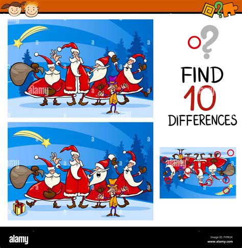 Play Christmas Time Spot The Difference Online For Christmas Spot The Difference - Christmas Spot The Difference