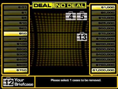 play deal or no deal slots free online zrfa