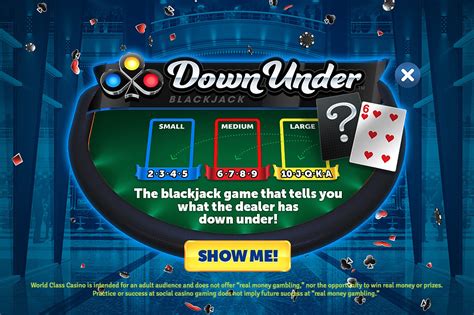 play down under blackjack vrga