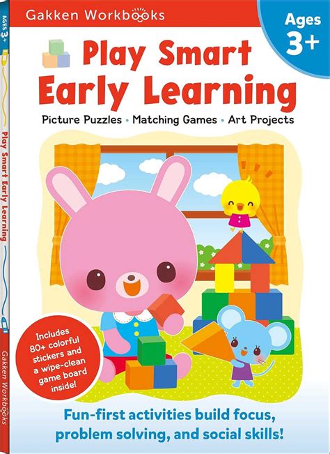 Play Smart Early Learning 3 For Ages 3 Gakken Wor