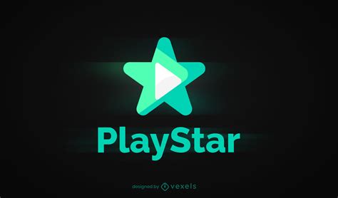 Play Symbol Star Semi Flat Logo Vector Download - Playstar Slot