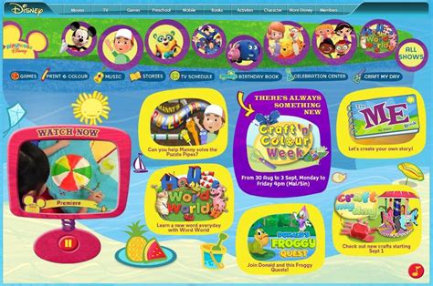 Playhouse Disney Website